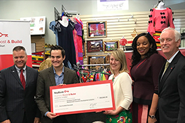 KeyBank check presentation