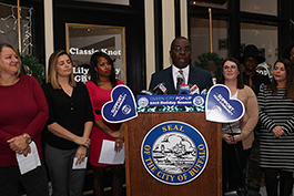 Mayor Byron Brown at QCPU